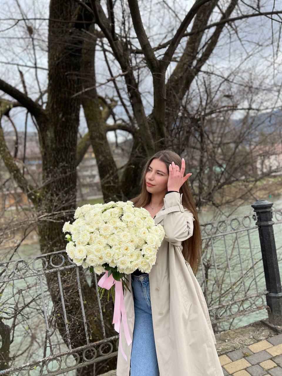 Кущова біла троянда