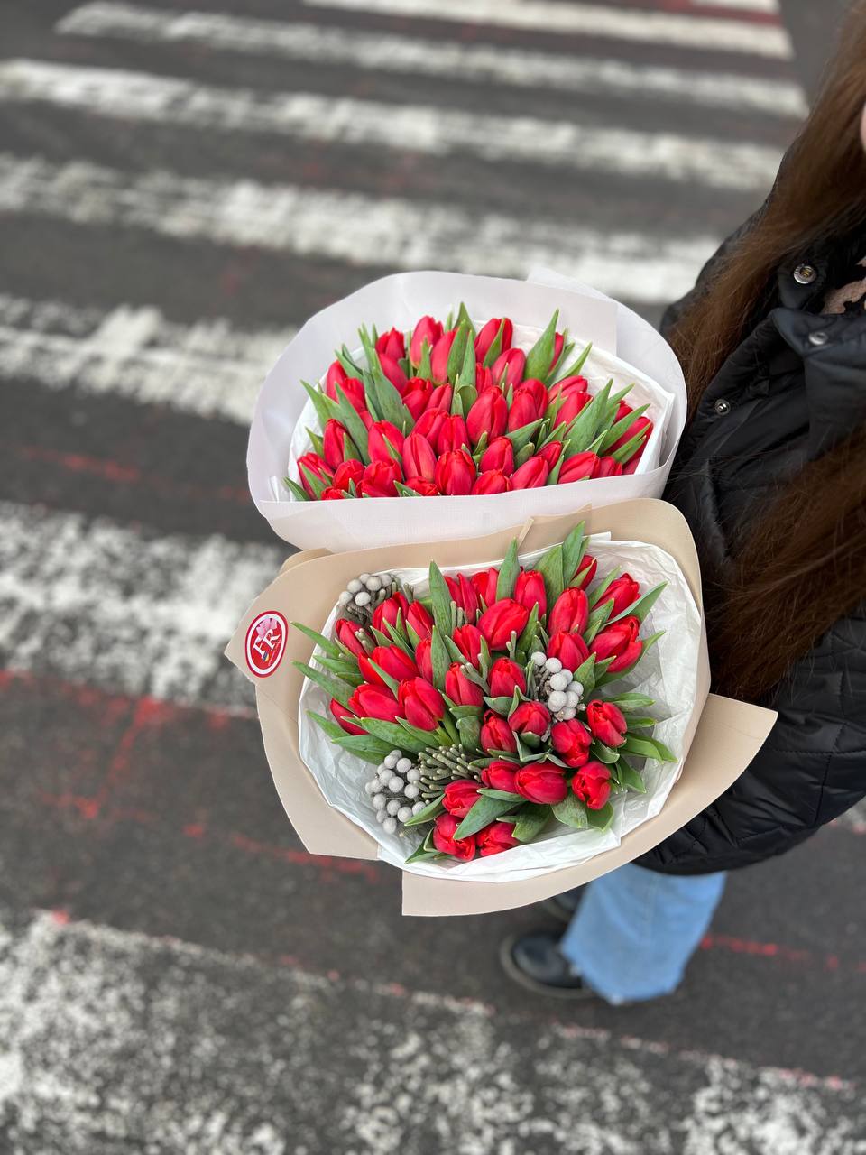 Букет з тюльпанів