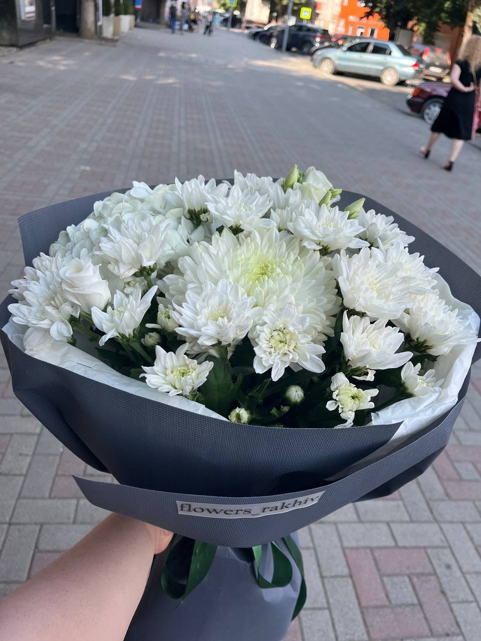 Букет з хризантем