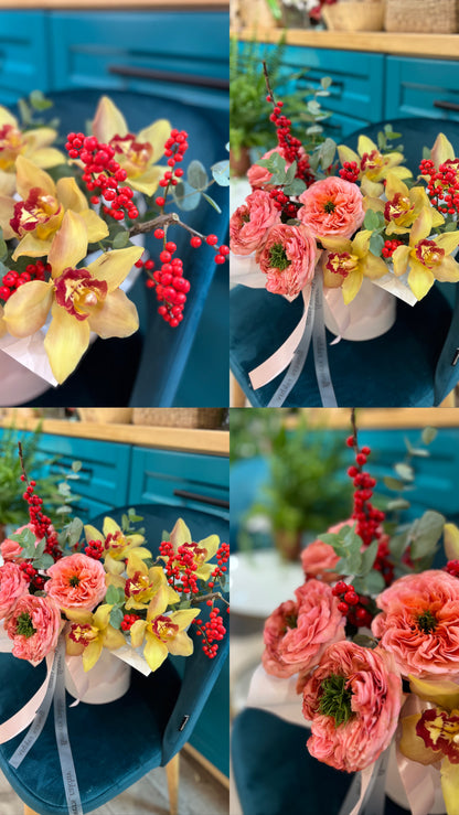 Композиція з орхідеями