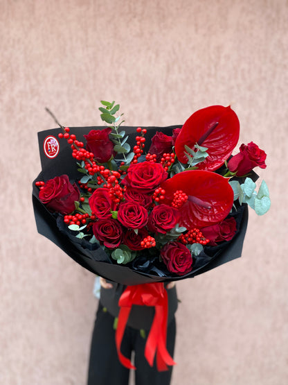 Букет з Антуріомом