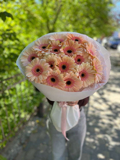 Букет з гербер 17 шт