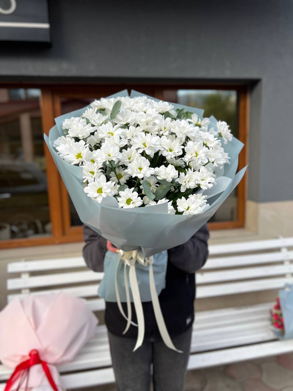 Букет з хризантем