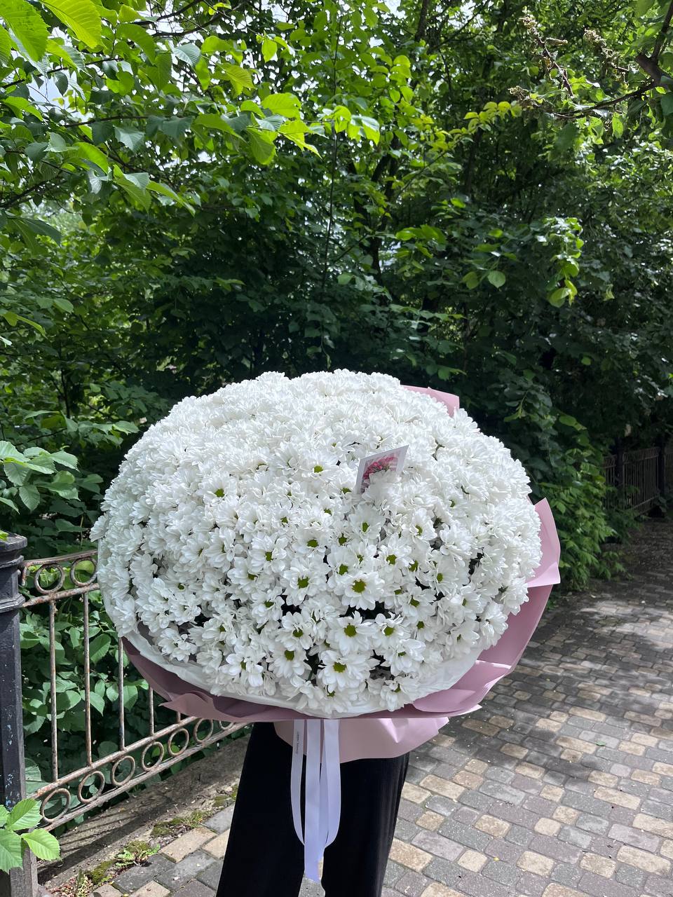 Букет з хризантем 51 шт