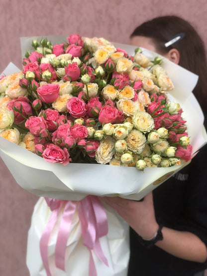 Мікс кущових троянд 25 шт