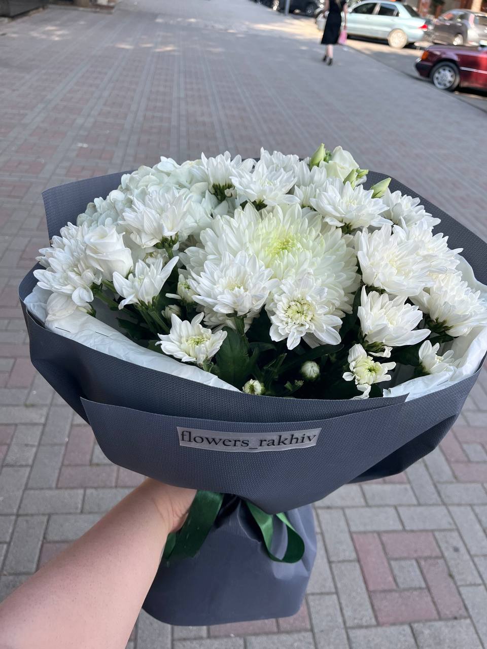 Букет з хризантем
